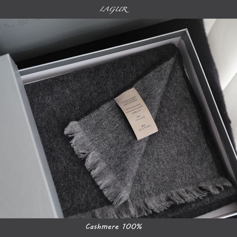 中性简约100%Cashmere日本纯山羊绒围巾男士冬季保暖礼盒装送男友,服饰配件/皮带/帽子/围巾,围巾/丝巾/披肩,淘宝优惠券,粉丝福利购,淘宝优惠卷