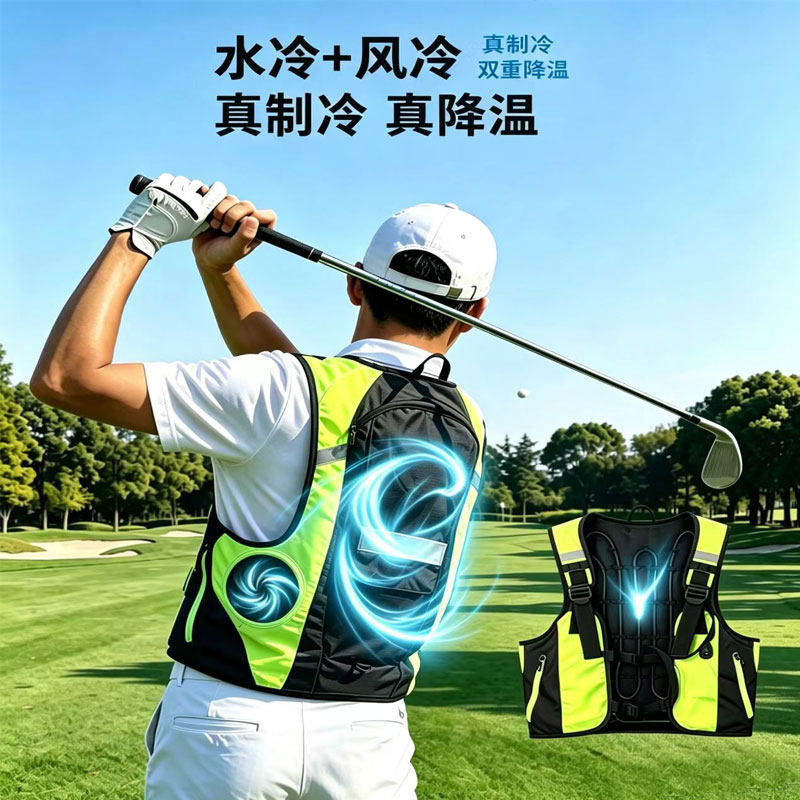 制冷背心冰水循环加风扇双重降温