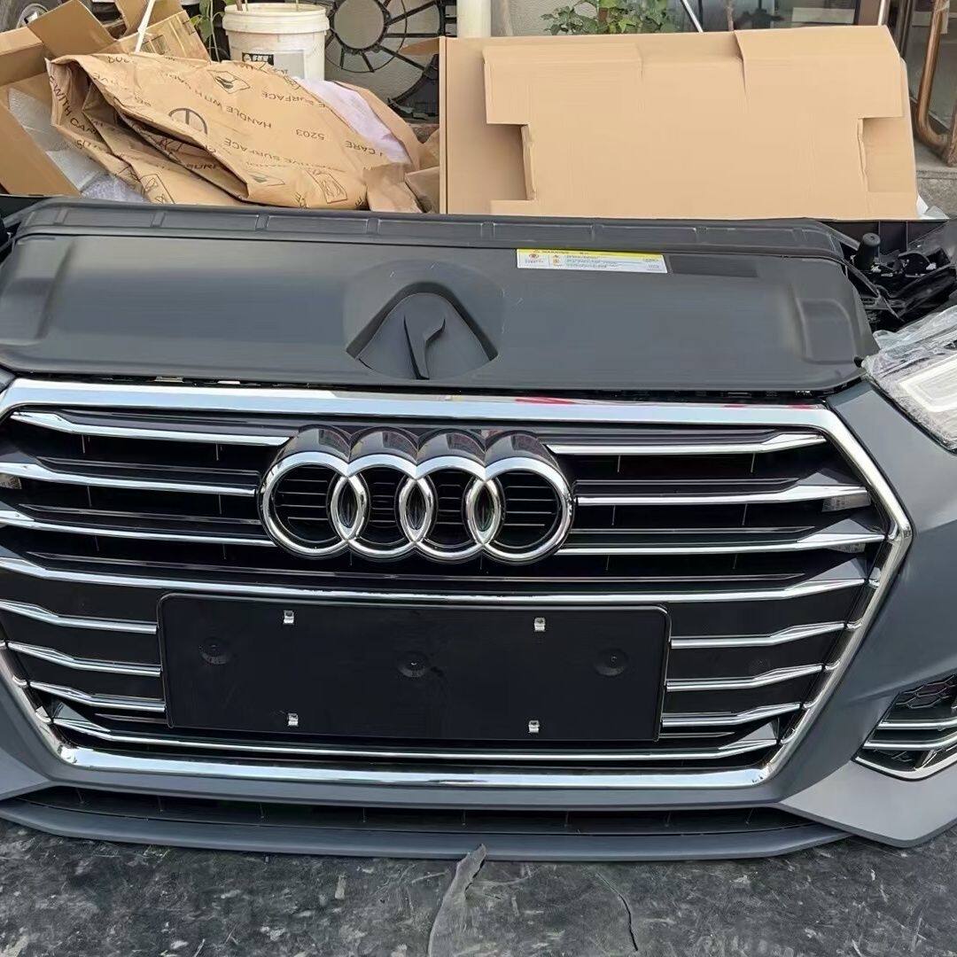 奧迪A4L前嘴總成18款2.0T前頭配件一套前杠到電子扇以及內部附件