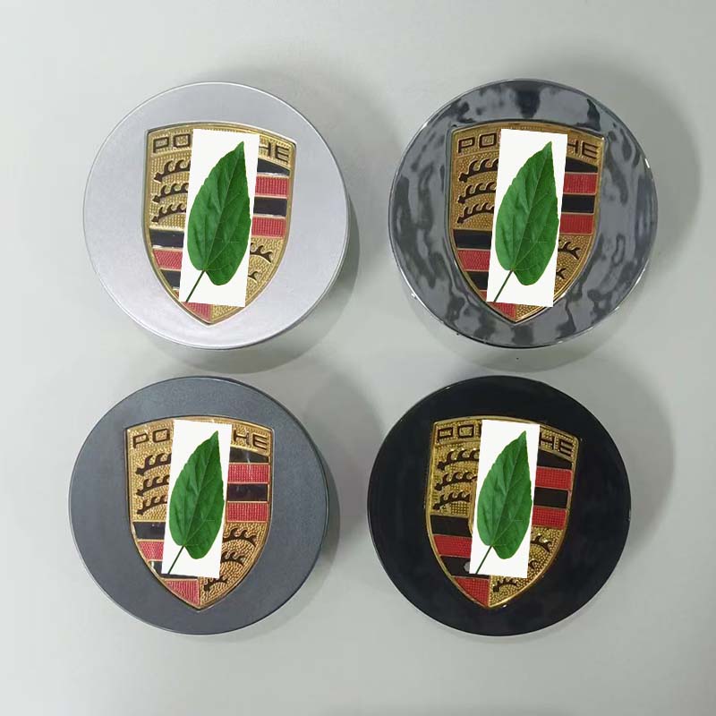 bsj卡宴帕拉梅拉911MACAN718众泰SR9改装轮毂盖中心标志贴