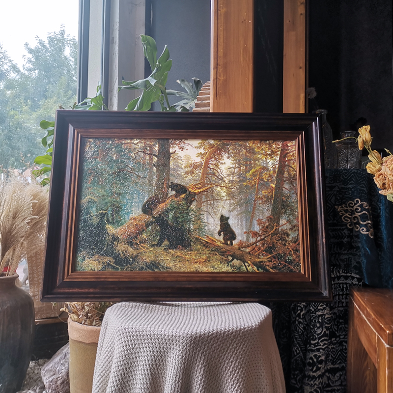 古典风景复刻早晨复古民宿