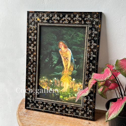 可可的画廊《仲夏夜之梦》魔幻夏天巴洛克复古中古风高级感装饰画