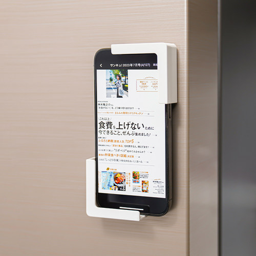冰箱磁吸式手机支架创意