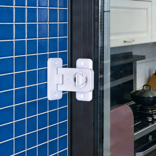推拉门锁扣免打孔儿童护手安全锁