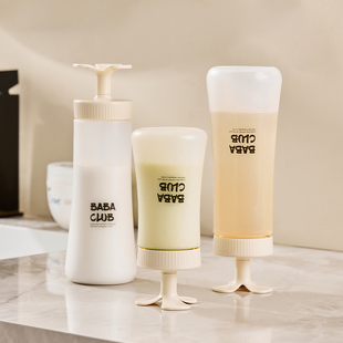 发膜护发素分装瓶大容量洗发露身体乳塑料瓶空瓶可倒置密封挤压瓶