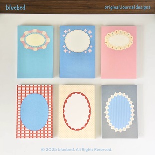 blued纸片框a7内页便签分装韩系盐系手帐素材装饰治愈系清新基础