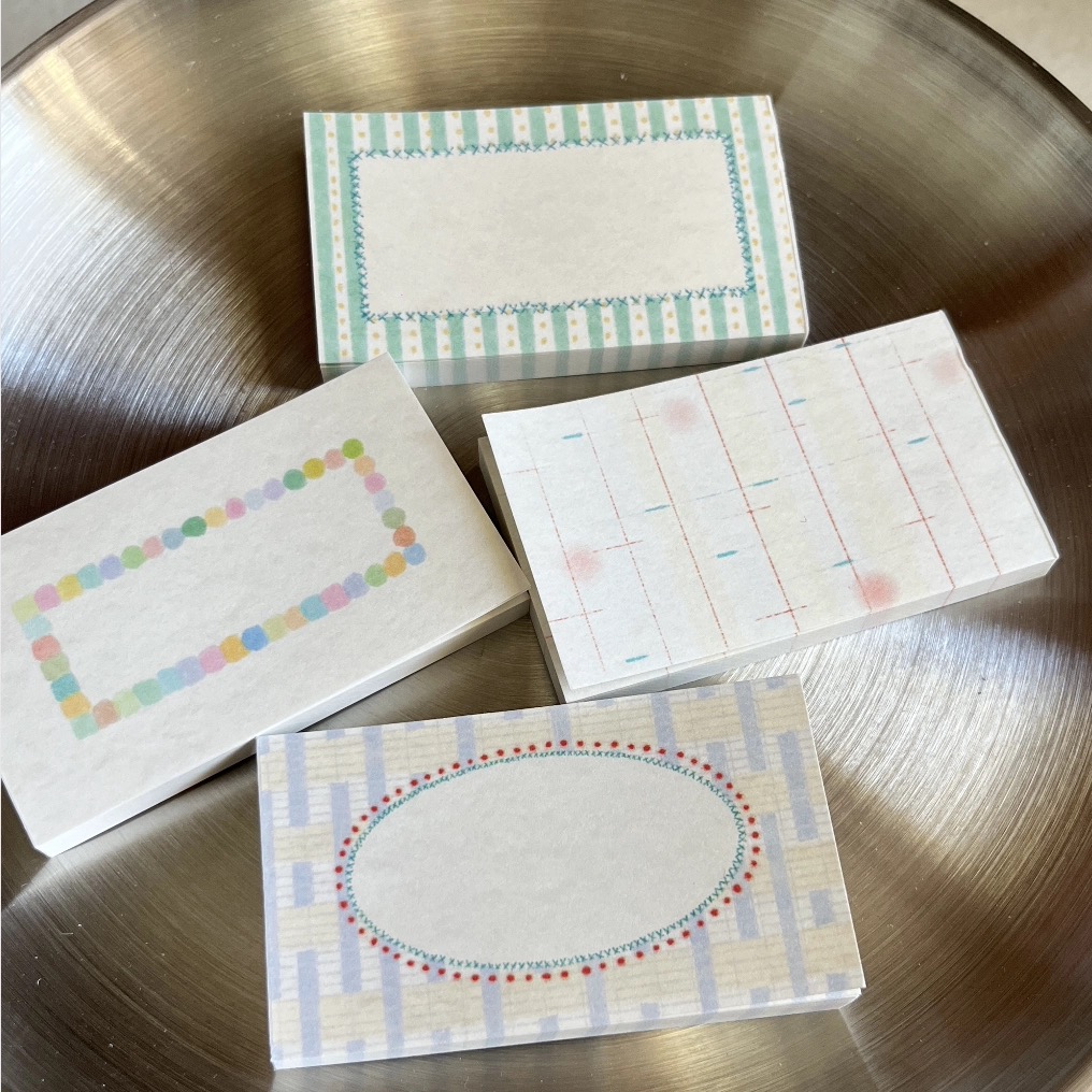 山山椰南法夏日便签分装韩系