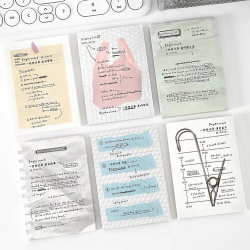整本papermore便签本ins风韩系