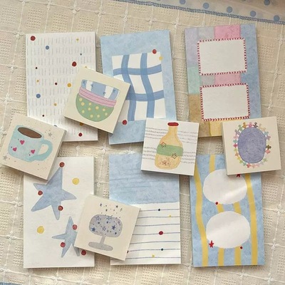 山山椰超温柔便签分装蓝雾系列