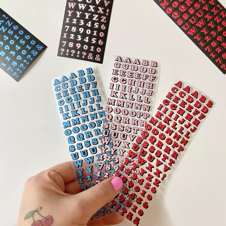 整件ins风韩版爱心diy潮酷贴纸