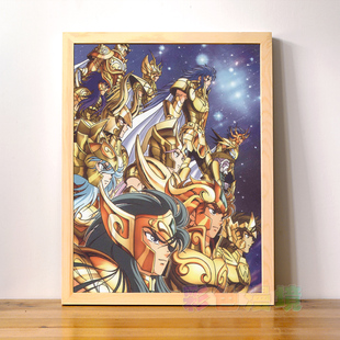 圣斗士星矢冥王神话 哈迪斯 沙加 雅典娜 周边 海报挂画 挂件摆件