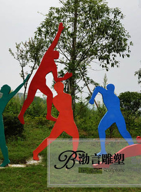 人物雕塑渤言雕塑不锈钢