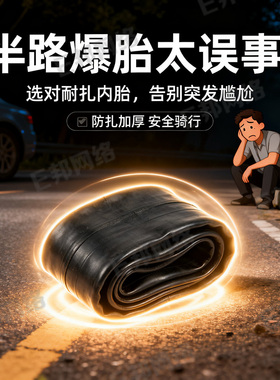 电动车加厚内胎自行车14x2.125/2.50/16x2.125内胎电动车耐用