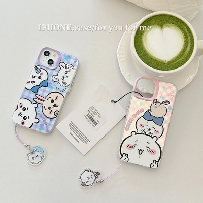 苹果15软胶卡通chiikawa手机壳