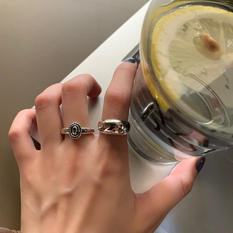 s925纯银戒指日韩重工圆弧光面开口ins女个性小众轻奢指环百搭,饰品/流行首饰/时尚饰品新,戒指/指环,淘宝优惠券,粉丝福利购,淘宝优惠卷