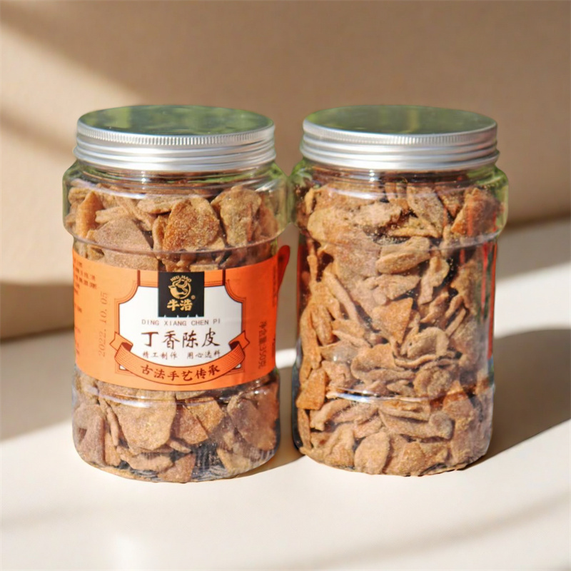 牛浩丁香陈皮老陈皮干正宗潮汕回味酸甜橘子皮蜜饯果脯零食罐装