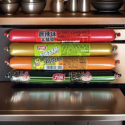 力诚风味泡椒即食火腿肠