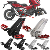 改装 26年 摩托车前脚踏总成铝合金竞技踏板 适用本田XADV750