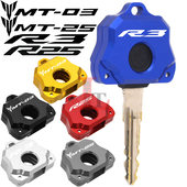 MT25改装 适用雅马哈YZF R25 MT03 钥匙盖铝合金锁匙防摔保护壳