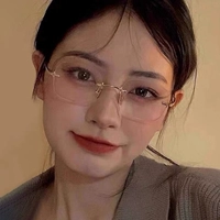 Ultra -Frame -Bree Ant -Blue Light Myopia Glasses Женский корейский издание прилив может быть оборудован степенью лица, большим лицом, тонкими глазами глаза