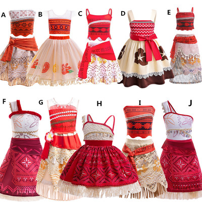 moana公主裙子两件套cosplay服装