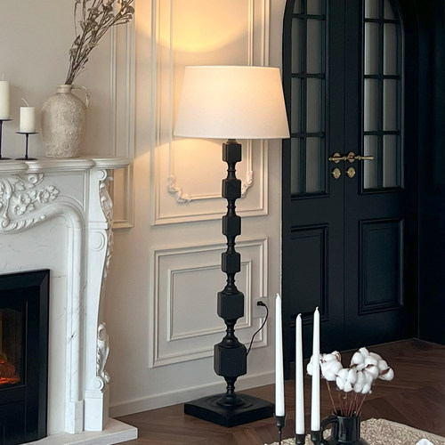 旭呈客厅书房中古新中式落地灯