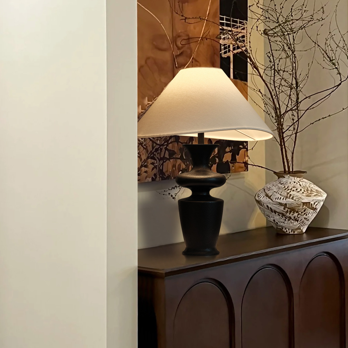 法式中古风台灯卧室床头灯主卧高级感美式复古侘寂风氛围床头柜灯,家装灯饰光源,装饰台灯,淘宝优惠券,粉丝福利购,淘宝优惠卷