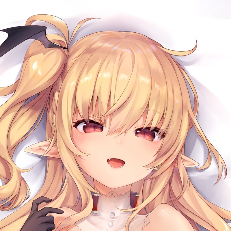 ws410 毛玉牛乳小恶魔 动漫等身抱枕套动漫周边等人双面