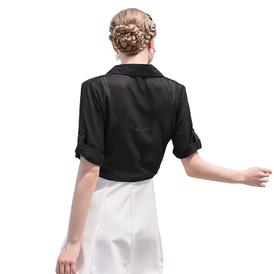 配吊带裙子雪纺防晒超薄款小外套