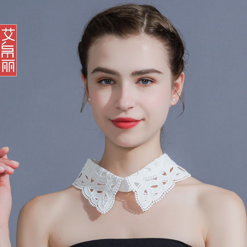 假领子蕾丝节约领毛衣装饰百搭