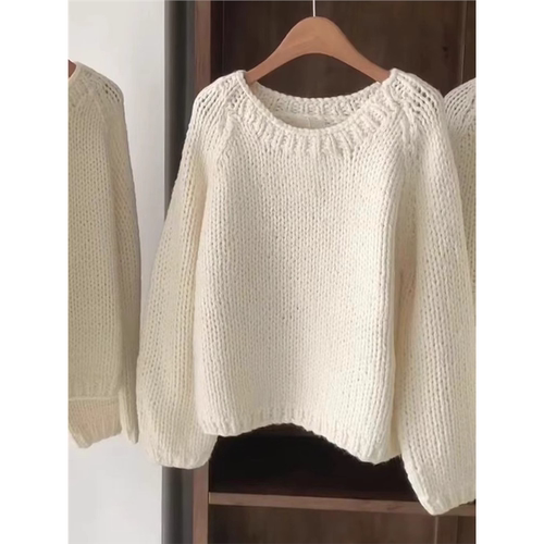 秋冬季濮院爆款韩系慵懒风