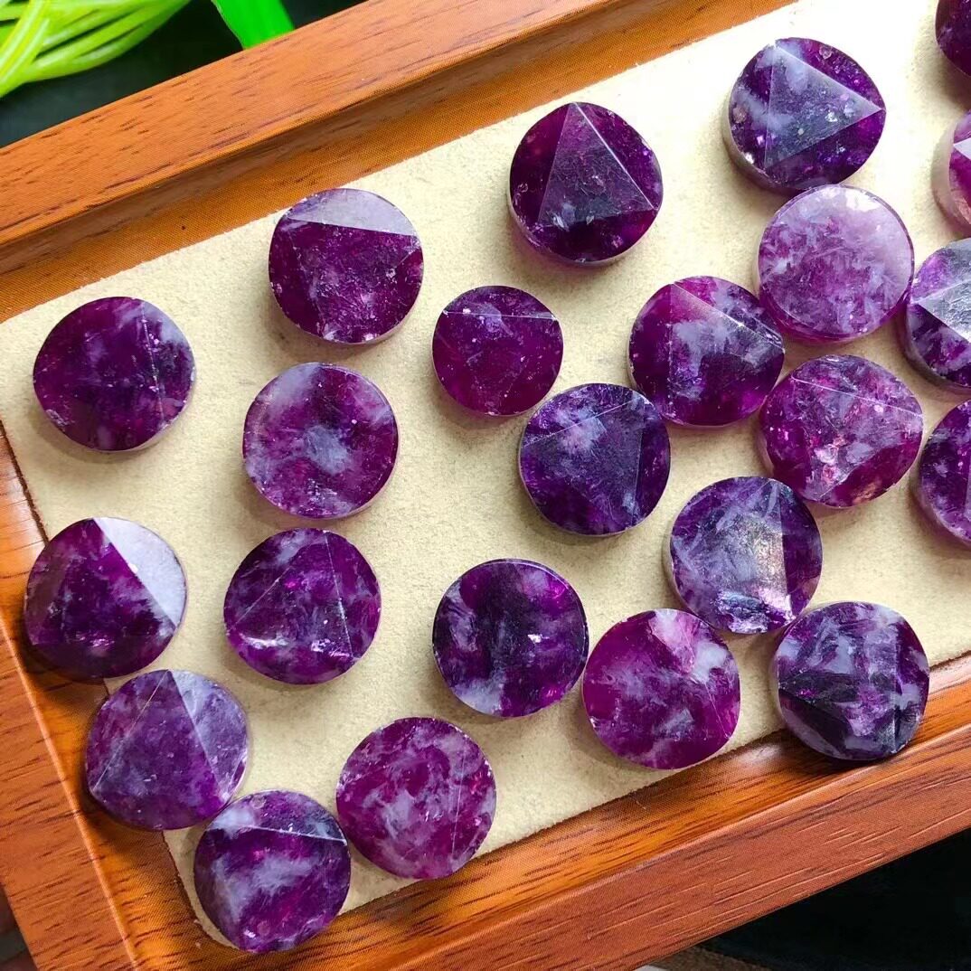紫锂云母天然卫星简约时尚