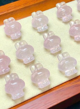 粉水晶天然美乐蒂简约时尚