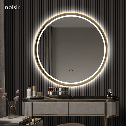 Умный круглый настольный светодиодный заполняющий свет с подсветкой, настенный туалетный столик для спальни