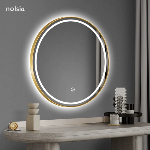 Умный круглый настольный светодиодный заполняющий свет с подсветкой, настенный туалетный столик для спальни