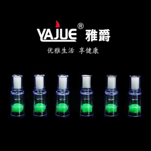 雅爵一次性过滤棉芯8mm烟嘴焦油过滤芯100支装通用型红木烟具配件