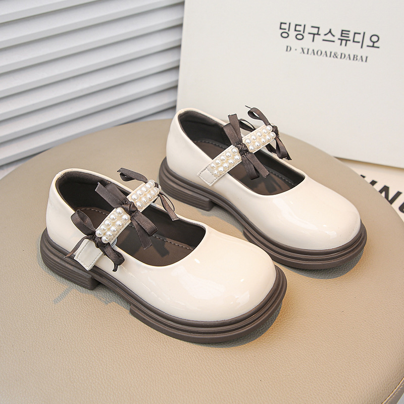 女童小皮鞋软底洋气shoeskids童鞋公主鞋时尚表演单鞋