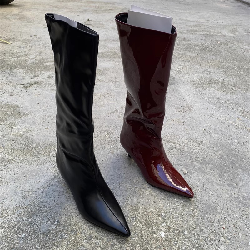 外贸原单秋冬爆款时尚百搭时装靴