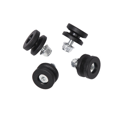 热销摩托车通用铝合金尾箱T型尾箱扣冲压快拆底板静音耐磨塑胶