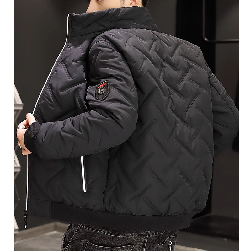 羽绒棉服男士冬季韩版潮流男装潮牌棉衣短款冬装棉袄加厚立领外套