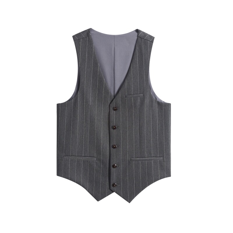 条纹西服马甲男发型师坎肩伴郎团西服马甲1012-M808-P55,男装西服,星座1012