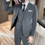 秋冬新款西服男套装三件套商务休闲西装礼服SJT831-P230，男装西服套装，星座1012
