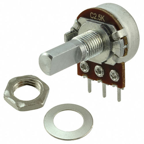 P160KN-0FC18C2K5【POT 2.5K OHM 1/10W PLASTIC R-LOG】