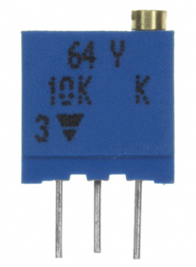 M64Y103KB40【TRIMMER 10K OHM 0.5W PC PIN TOP】
