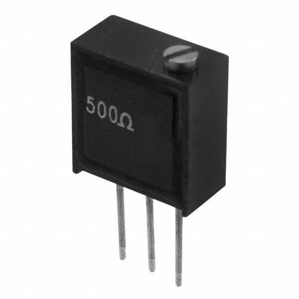 Y0069500R000J9L【TRIMMER 500 OHM 0.25W PC PIN TOP】