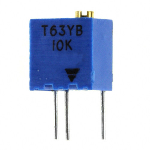 T63YB103KT20【TRIMMER 10K OHM 0.25W PC PIN TOP】
