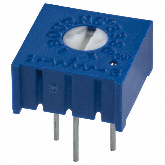 3386F-1-205LF【TRIMMER 2M OHM 0.5W PC PIN TOP】