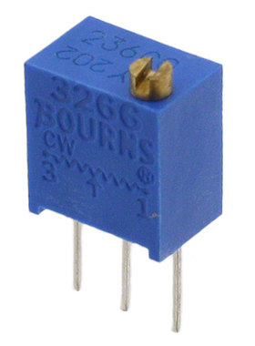 3266Y-1-203LF【TRIMMER 20K OHM 0.25W PC PIN TOP】