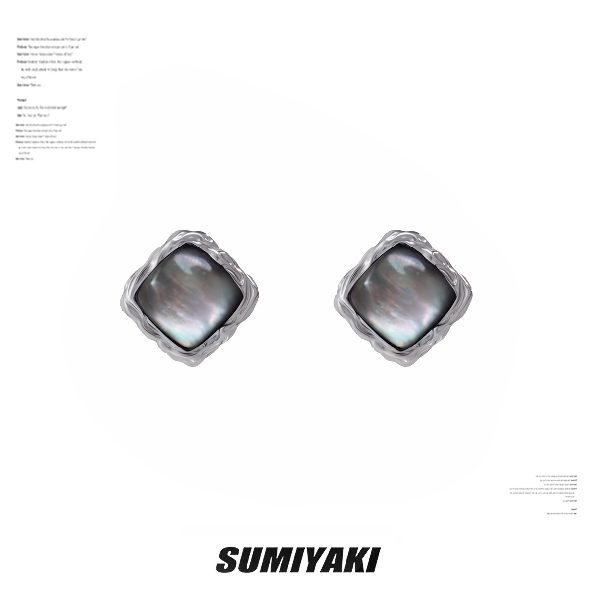 SUMIYAKI暗影系列耳环