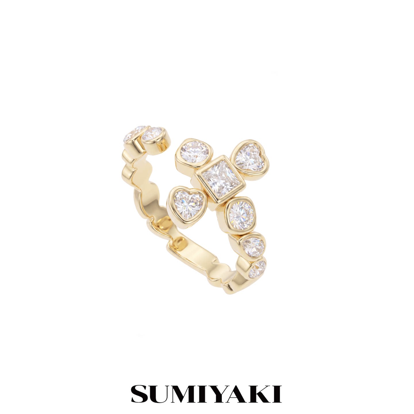 SUMIYAKI转念系列复古十字开口戒指小众设计饰品2026新款指环图片